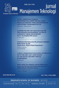 Image of Jurnal Manajemen Teknologi