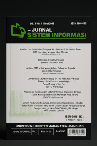 Image of Jurnal Sistem Informasi